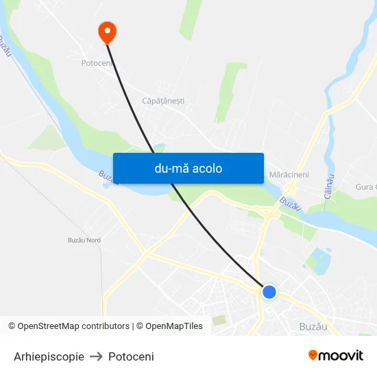 Harta de Arhiepiscopie către Potoceni