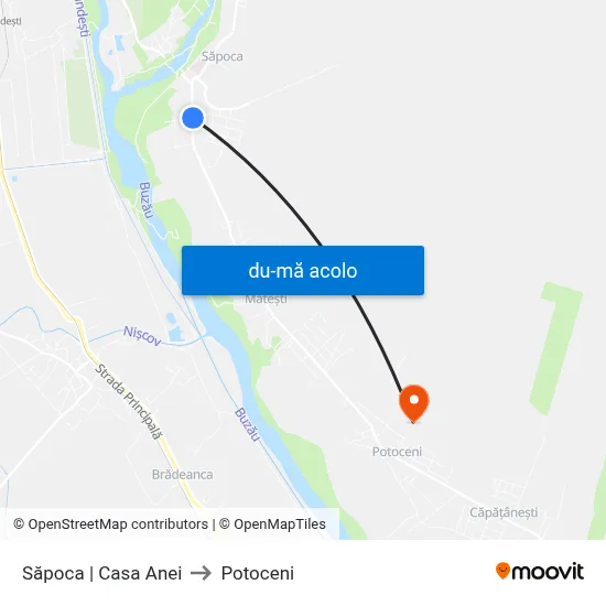 Harta de Săpoca | Casa Anei către Potoceni