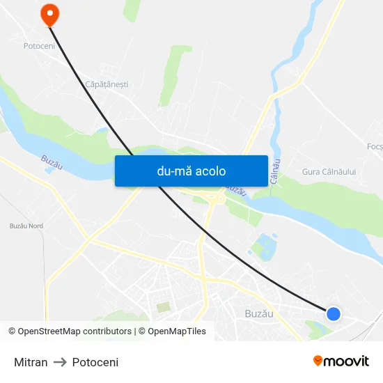 Harta de Mitran către Potoceni