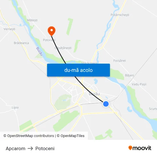 Harta de Apcarom către Potoceni
