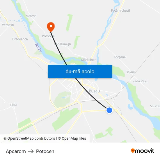 Harta de Apcarom către Potoceni