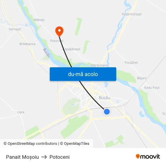 Harta de Panait Moșoiu către Potoceni