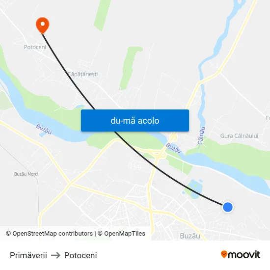 Harta de Primăverii către Potoceni