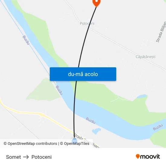 Harta de Somet către Potoceni