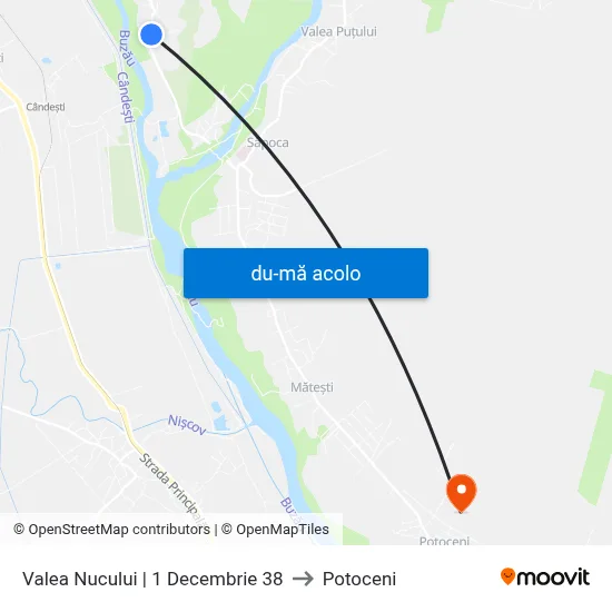 Harta de Valea Nucului | 1 Decembrie 38 către Potoceni
