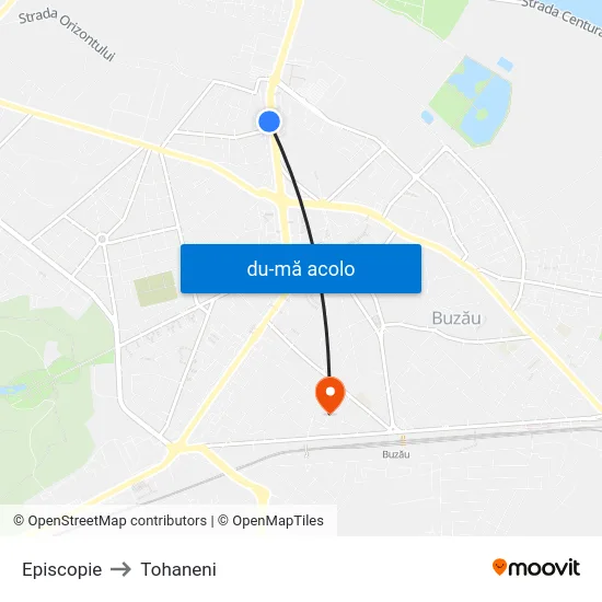 Harta de Episcopie către Tohaneni