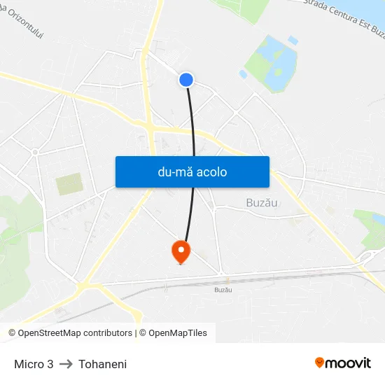 Harta de Micro 3 către Tohaneni