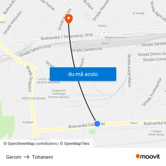 Harta de Gerom către Tohaneni
