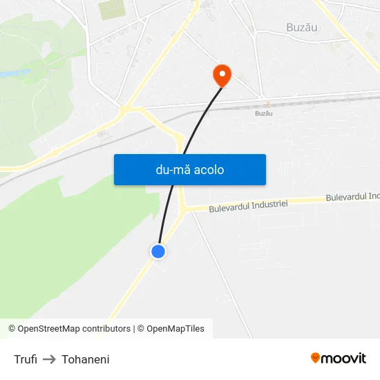 Harta de Trufi către Tohaneni