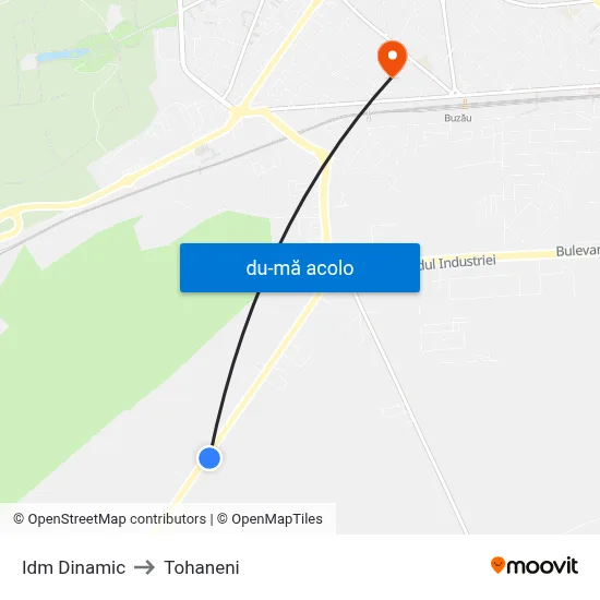 Harta de Idm Dinamic către Tohaneni