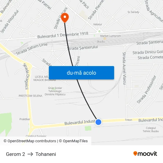 Harta de Gerom 2 către Tohaneni