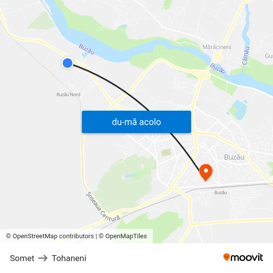 Harta de Somet către Tohaneni