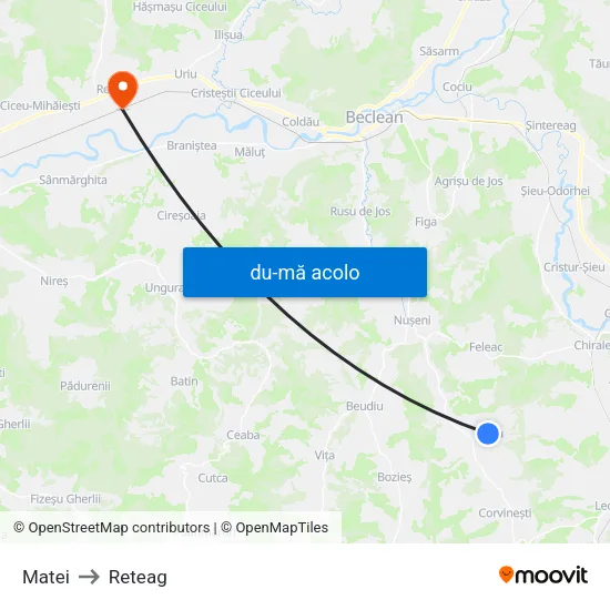 Harta de Matei către Reteag