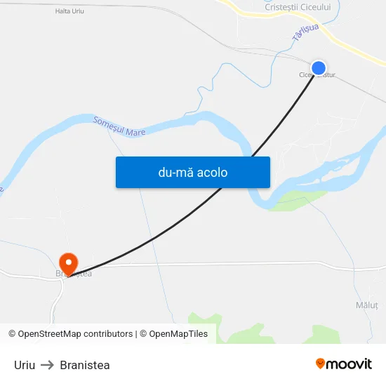 Harta de Uriu către Branistea