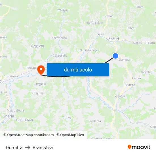 Harta de Dumitra către Branistea