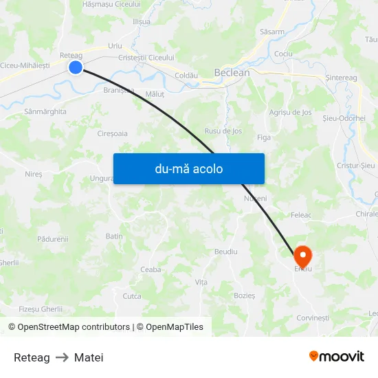 Harta de Reteag către Matei