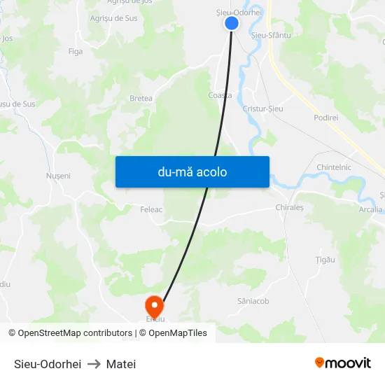 Harta de Sieu-Odorhei către Matei