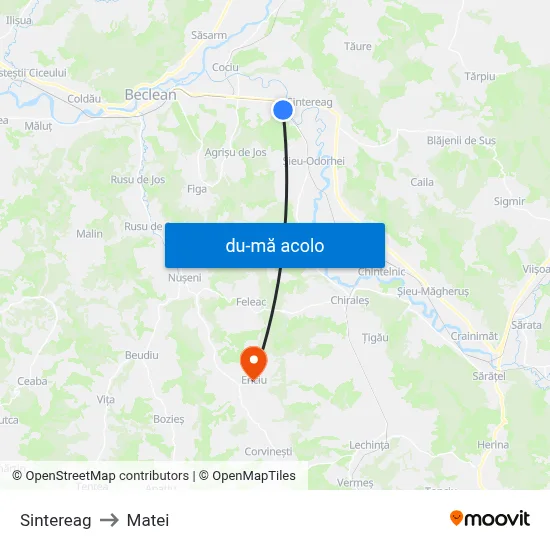Harta de Sintereag către Matei