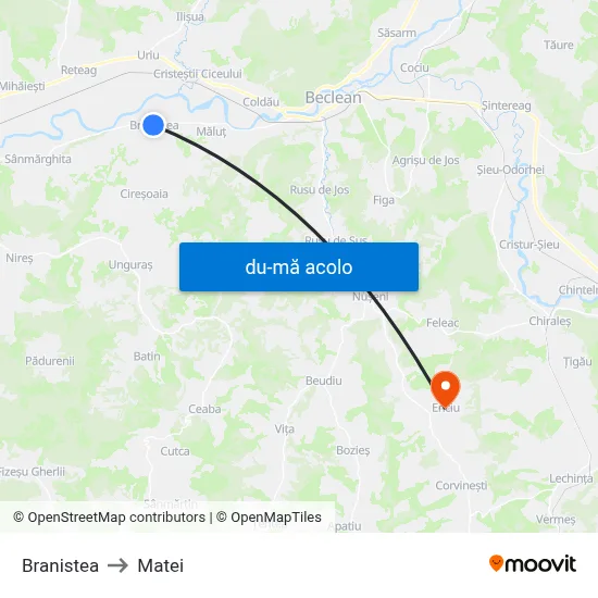 Harta de Branistea către Matei