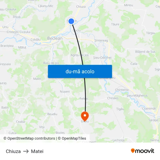 Harta de Chiuza către Matei