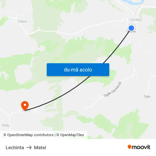 Harta de Lechinta către Matei