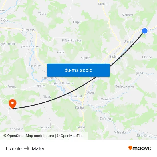 Harta de Livezile către Matei