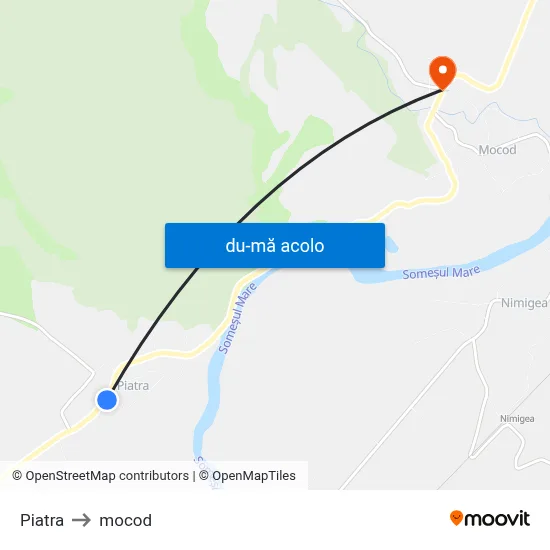 Harta de Piatra către mocod