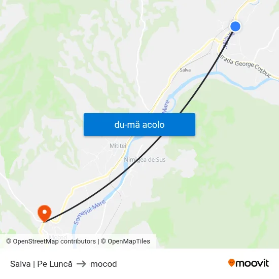 Harta de Salva | Pe Luncă către mocod