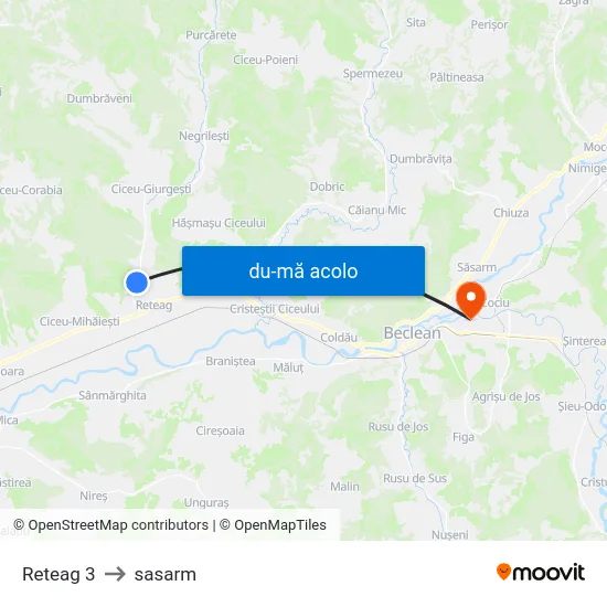 Harta de Reteag 3 către sasarm