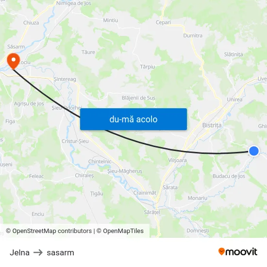 Harta de Jelna către sasarm