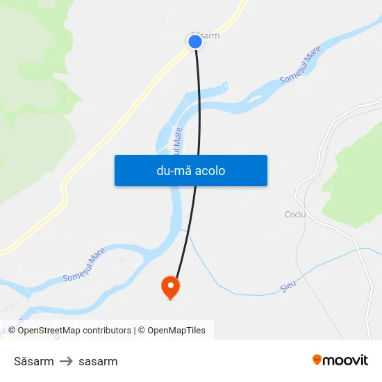 Harta de Săsarm către sasarm