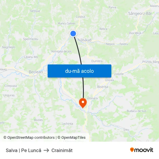 Harta de Salva | Pe Luncă către Crainimăt