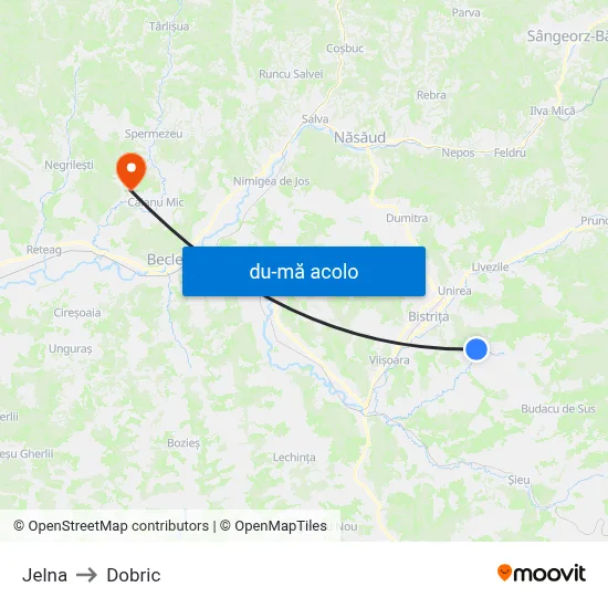 Harta de Jelna către Dobric