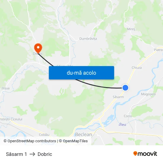 Harta de Săsarm 1 către Dobric