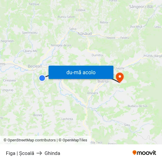 Harta de Figa | Școală către Ghinda