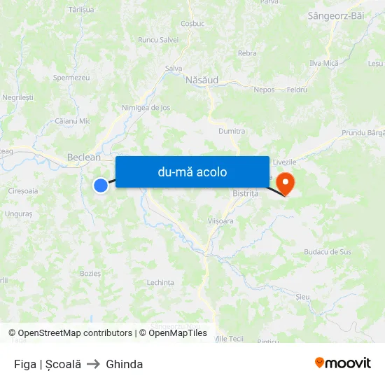 Harta de Figa | Școală către Ghinda