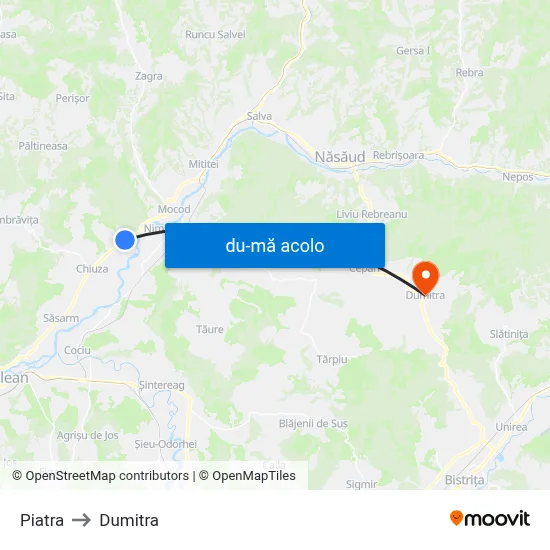 Harta de Piatra către Dumitra