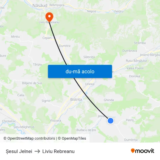 Harta de Șesul Jelnei către Liviu Rebreanu