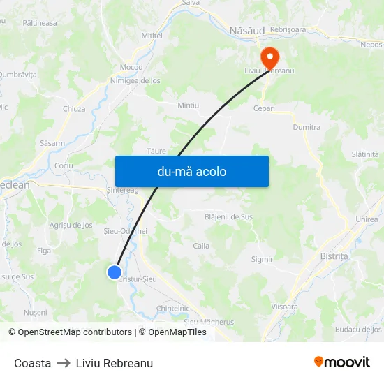 Harta de Coasta către Liviu Rebreanu