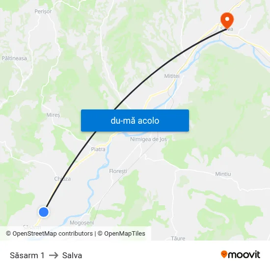 Harta de Săsarm 1 către Salva