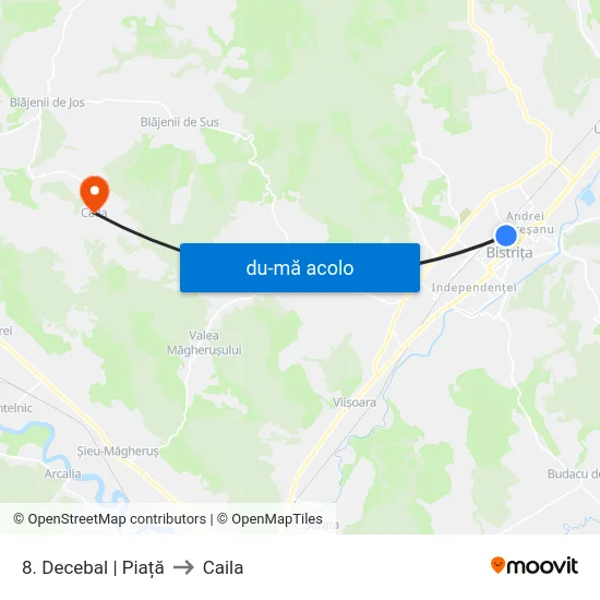 Harta de 8. Decebal | Piață către Caila