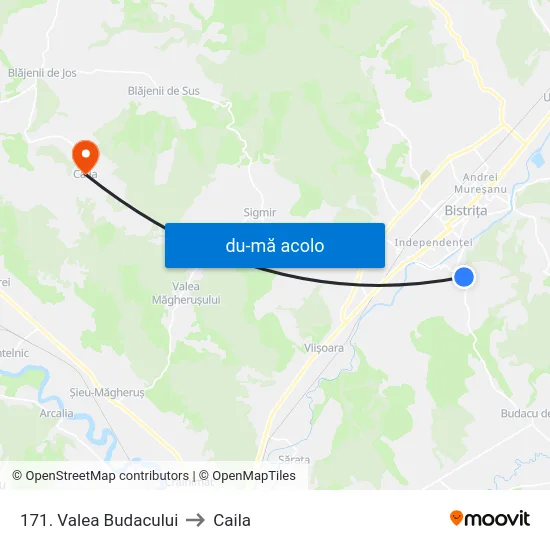 Harta de 171. Valea Budacului către Caila