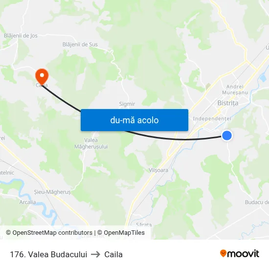 Harta de 176. Valea Budacului către Caila