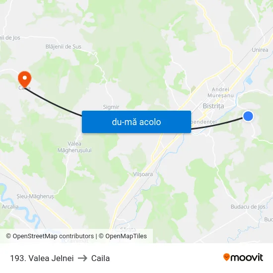 Harta de 193. Valea Jelnei către Caila