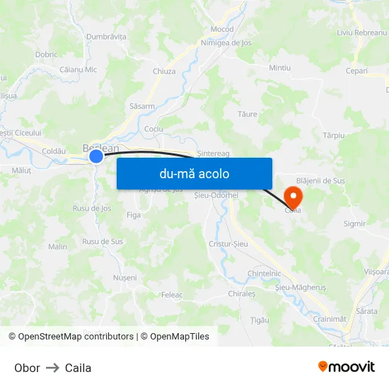 Harta de Obor către Caila