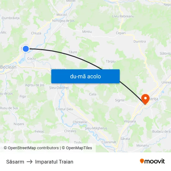 Harta de Săsarm către Imparatul Traian