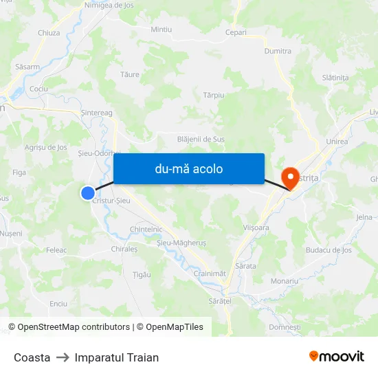 Harta de Coasta către Imparatul Traian