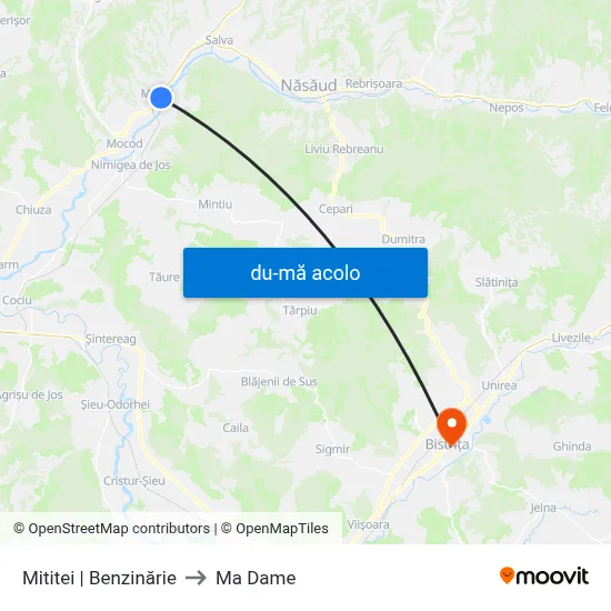 Harta de Mititei | Benzinărie către Ma Dame