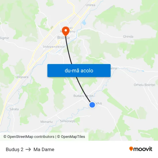 Harta de Buduș 2 către Ma Dame