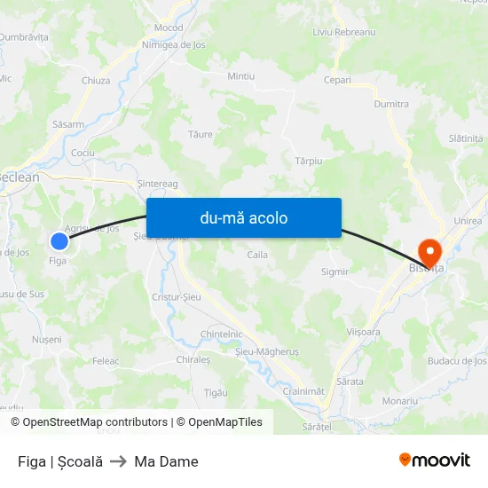 Harta de Figa | Școală către Ma Dame